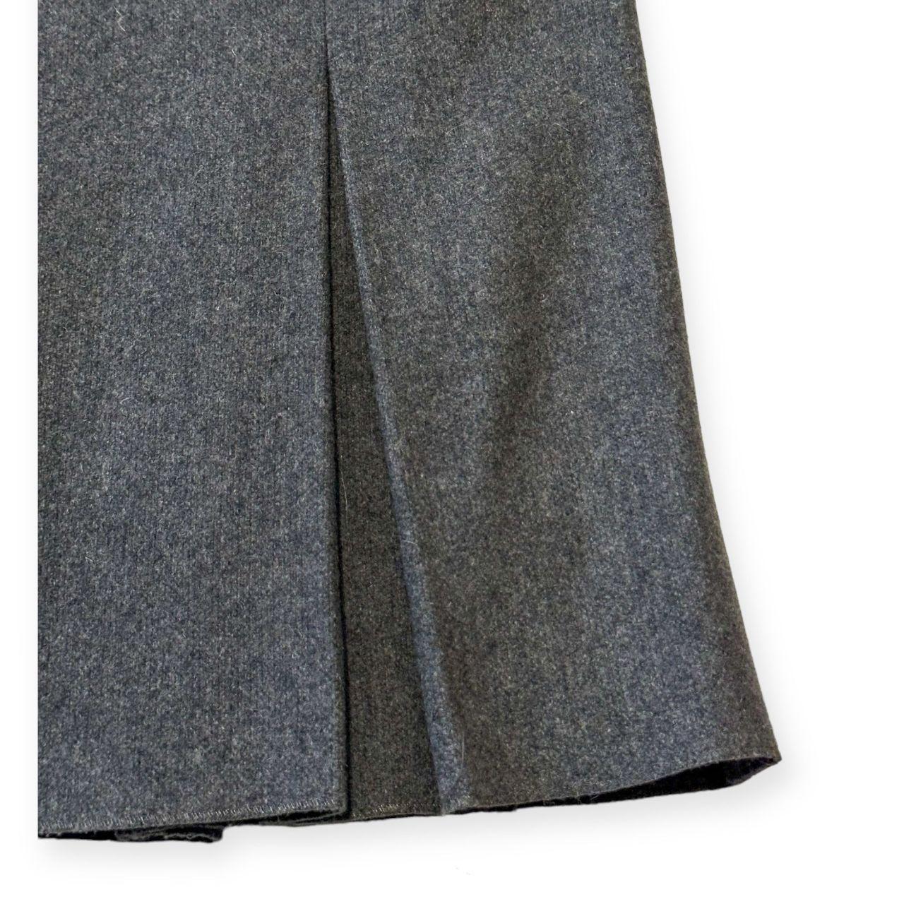 Miu Miu Women's Midi Skirt - Grey - M – Miu Miu G… - image 8