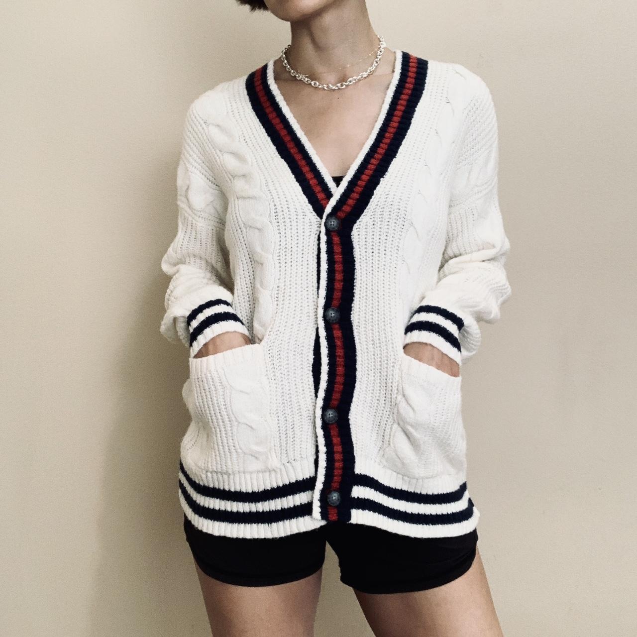 American eagle cream outlet cardigan