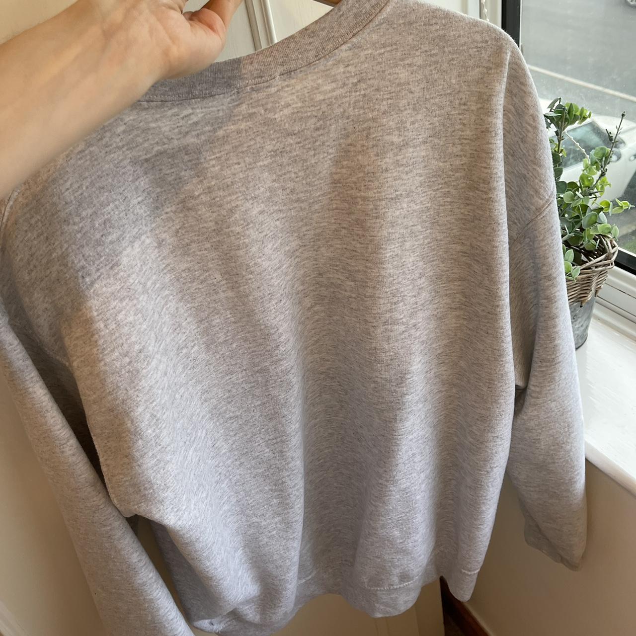 Women's Grey Sweatshirt Depop