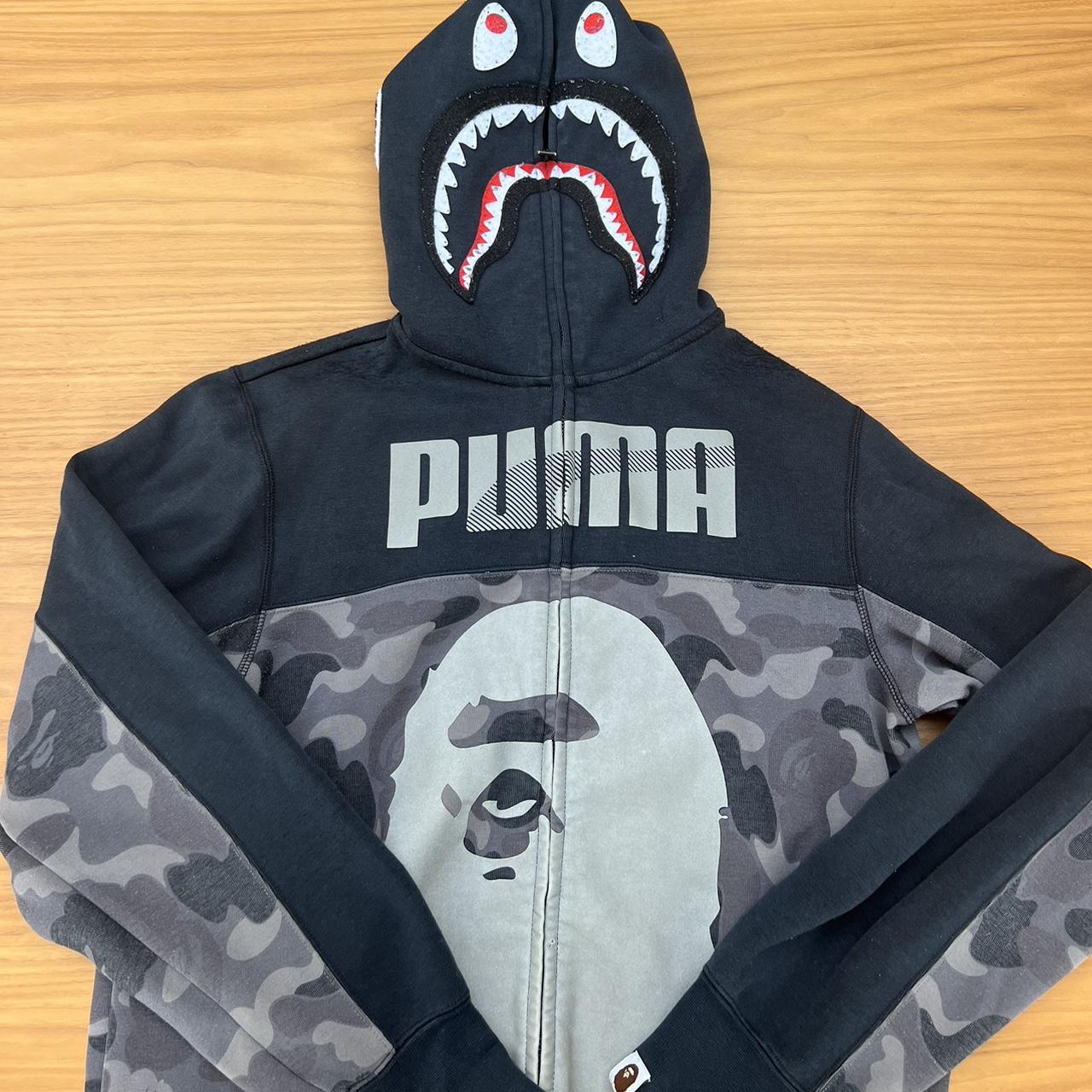 Bape x Puma hoodie Depop