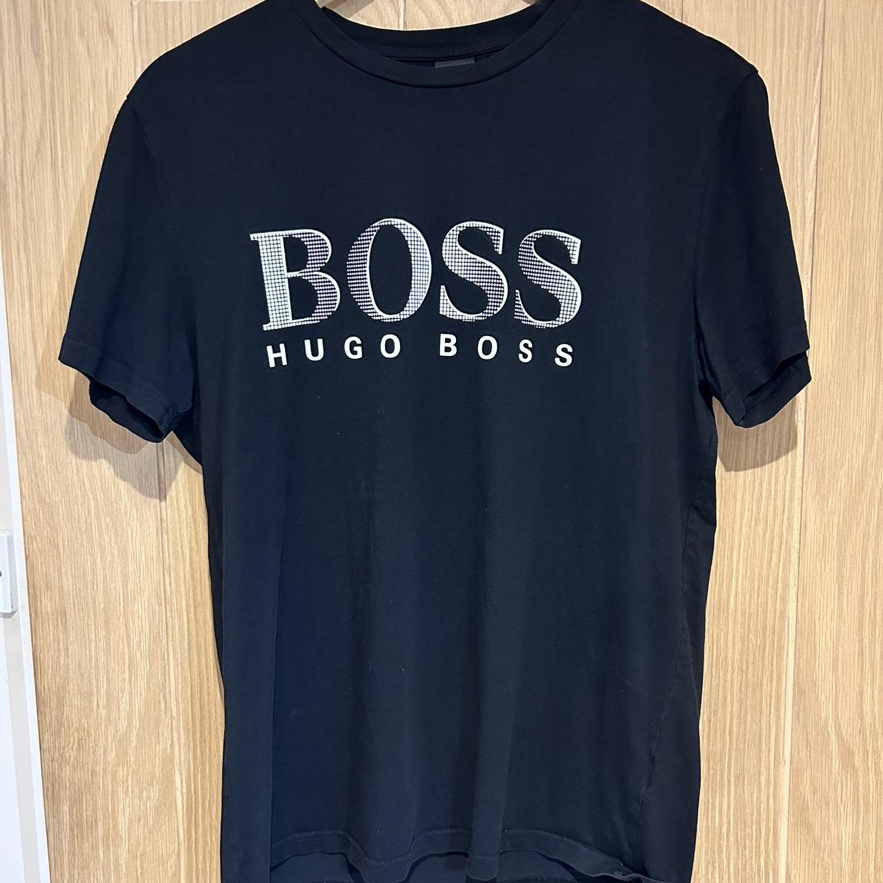 Men’s Hugo Boss T-Shirt Black Regular Fit Excellent... - Depop