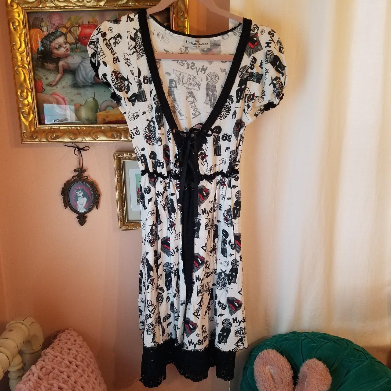 Hysteric Glamour Vintage 90s Grunge All-over Graphic | Depop