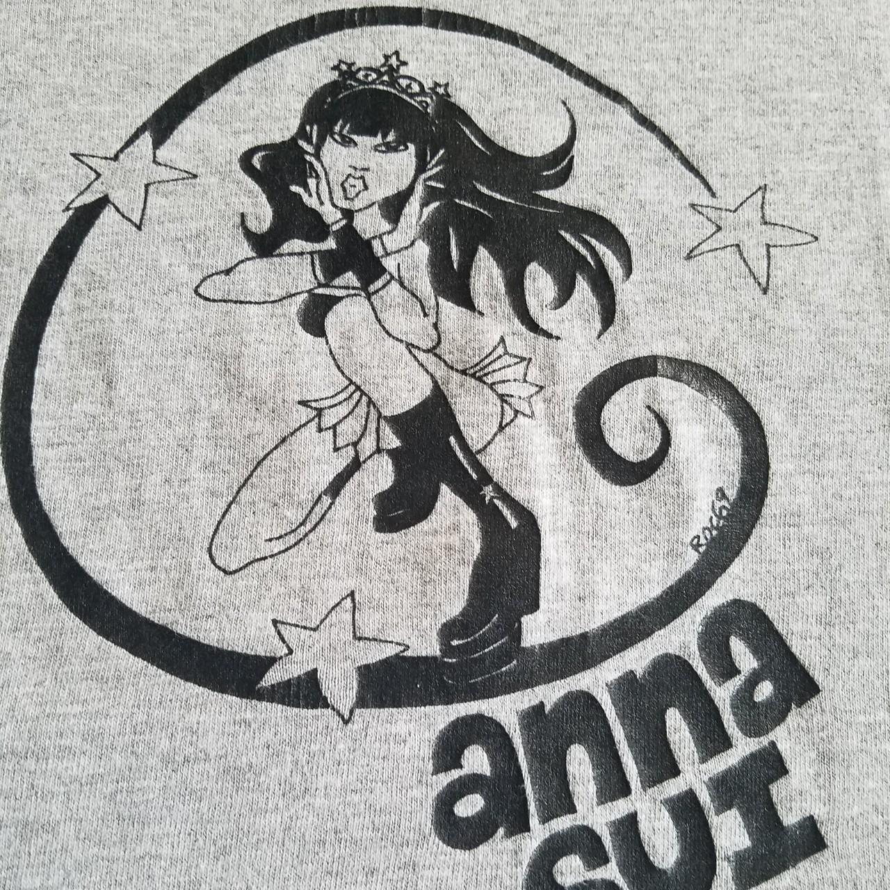 Anna Sui Women's Grey and Black T-shirt (4)