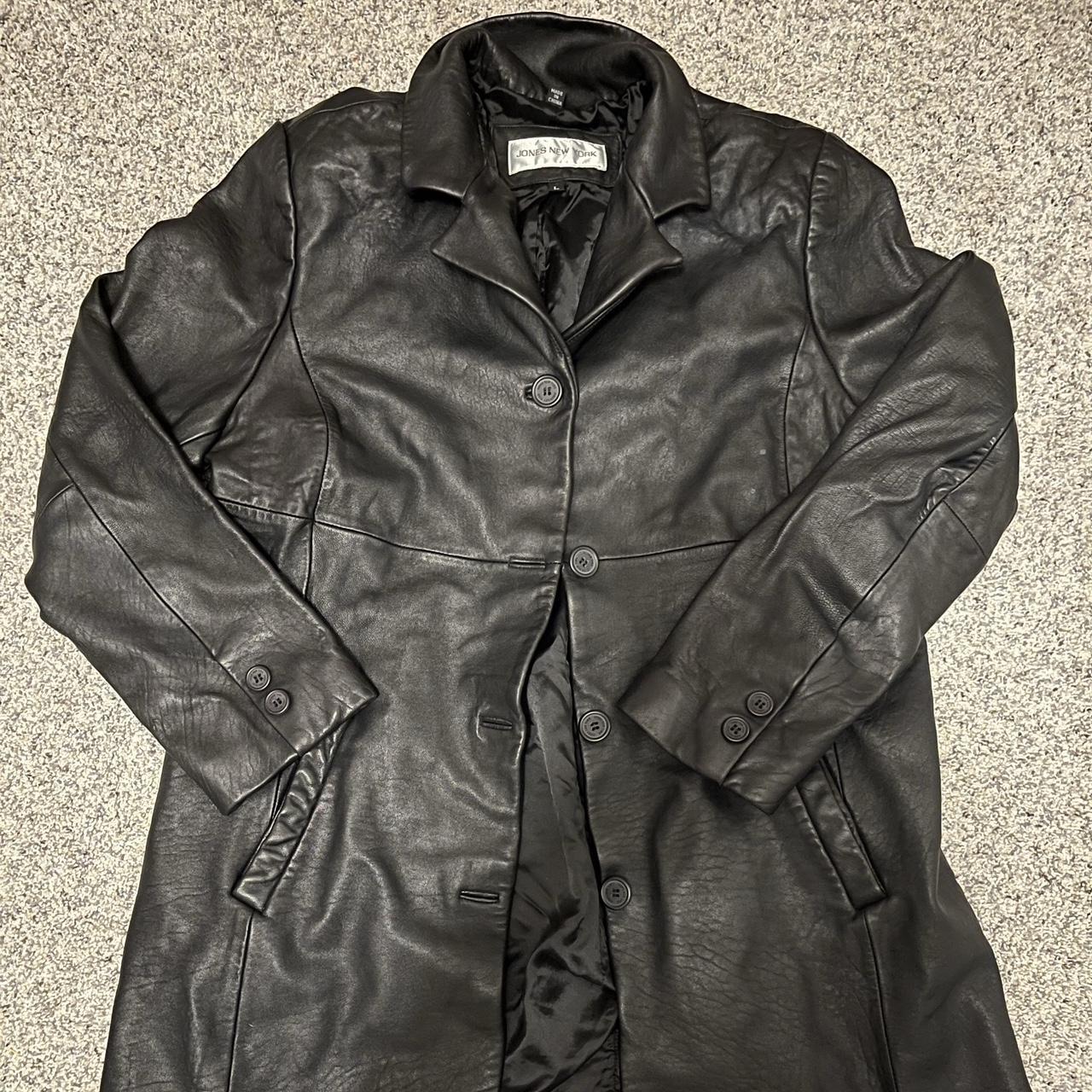 Jones new york clearance leather jacket 25611