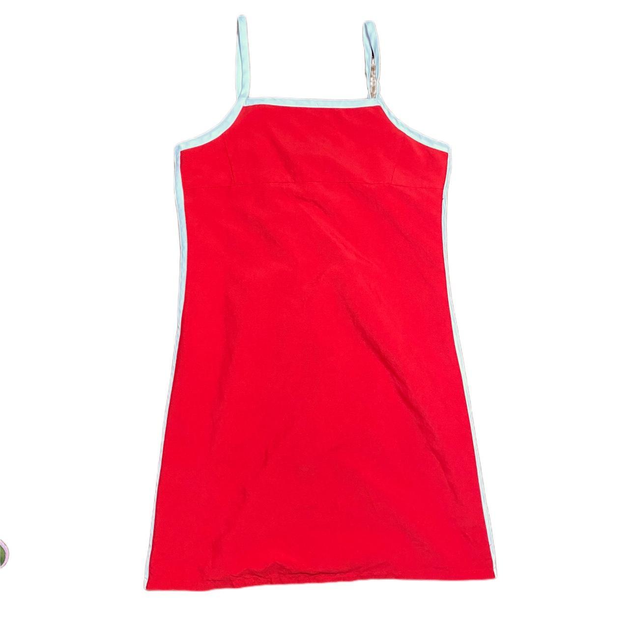 Mossimo Women's Red and Blue Dress (3)