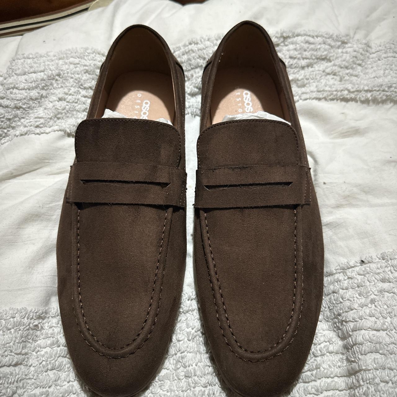 Men’s brown loafers ASOS Size 12 Brand new - Depop