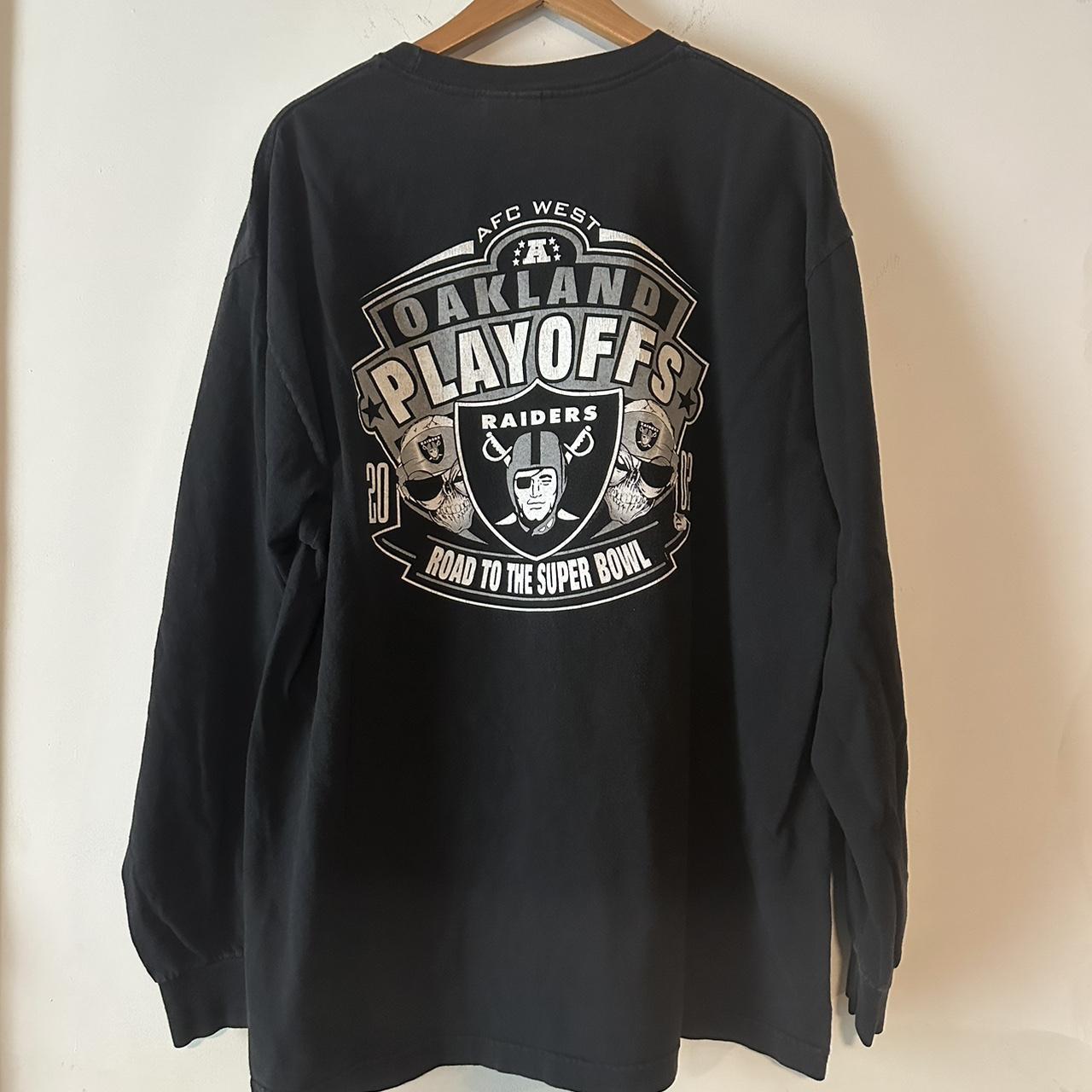 Oakland Raiders Longsleeve, Dated to 2000 on - Depop