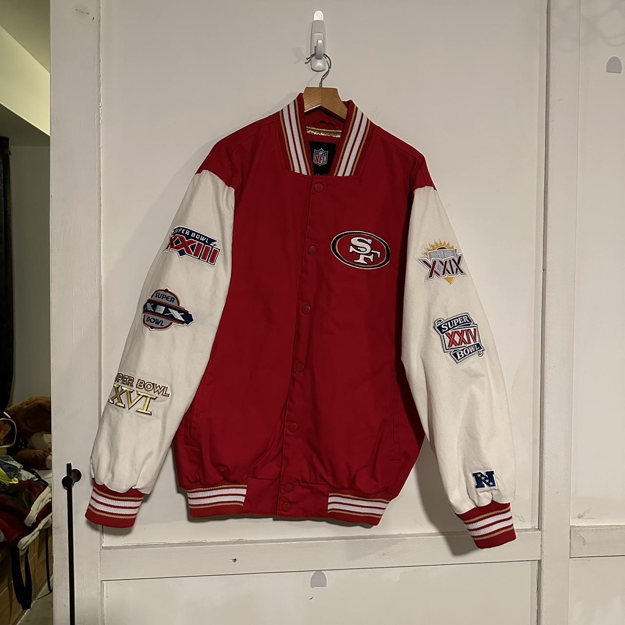 San Francisco 49ers Vintage Super Bowl Varsity Jacket - NFL