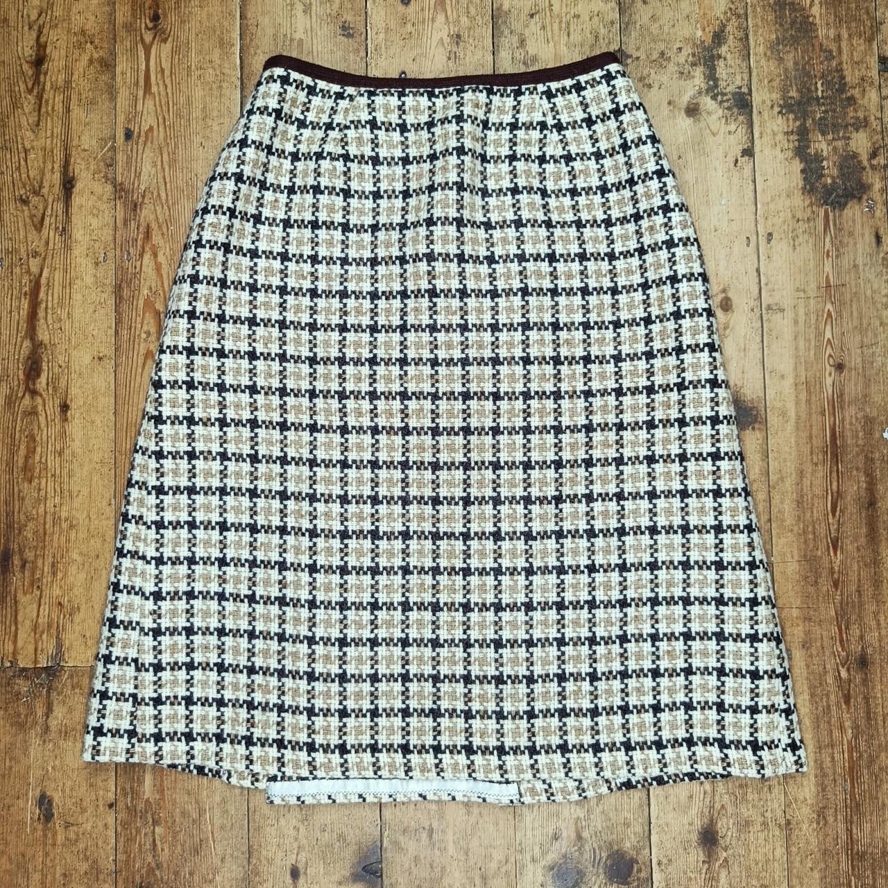 80s tweed skirt best sale