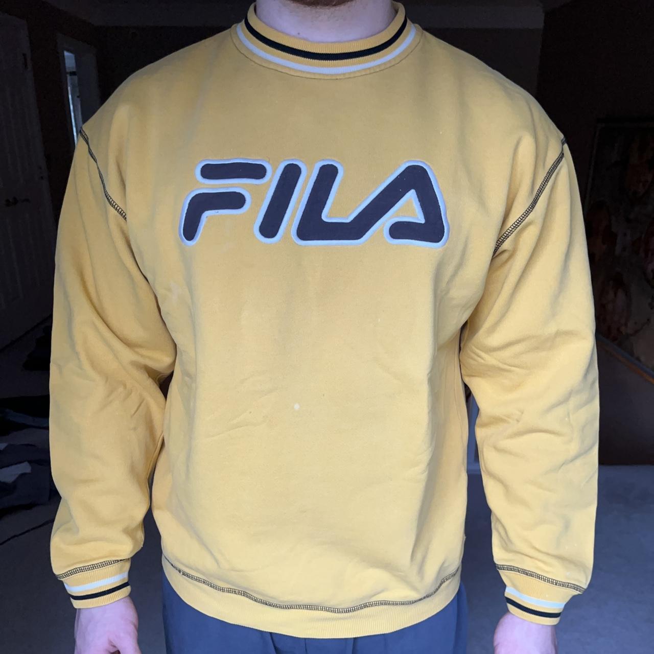 Fila yellow outlet jumper