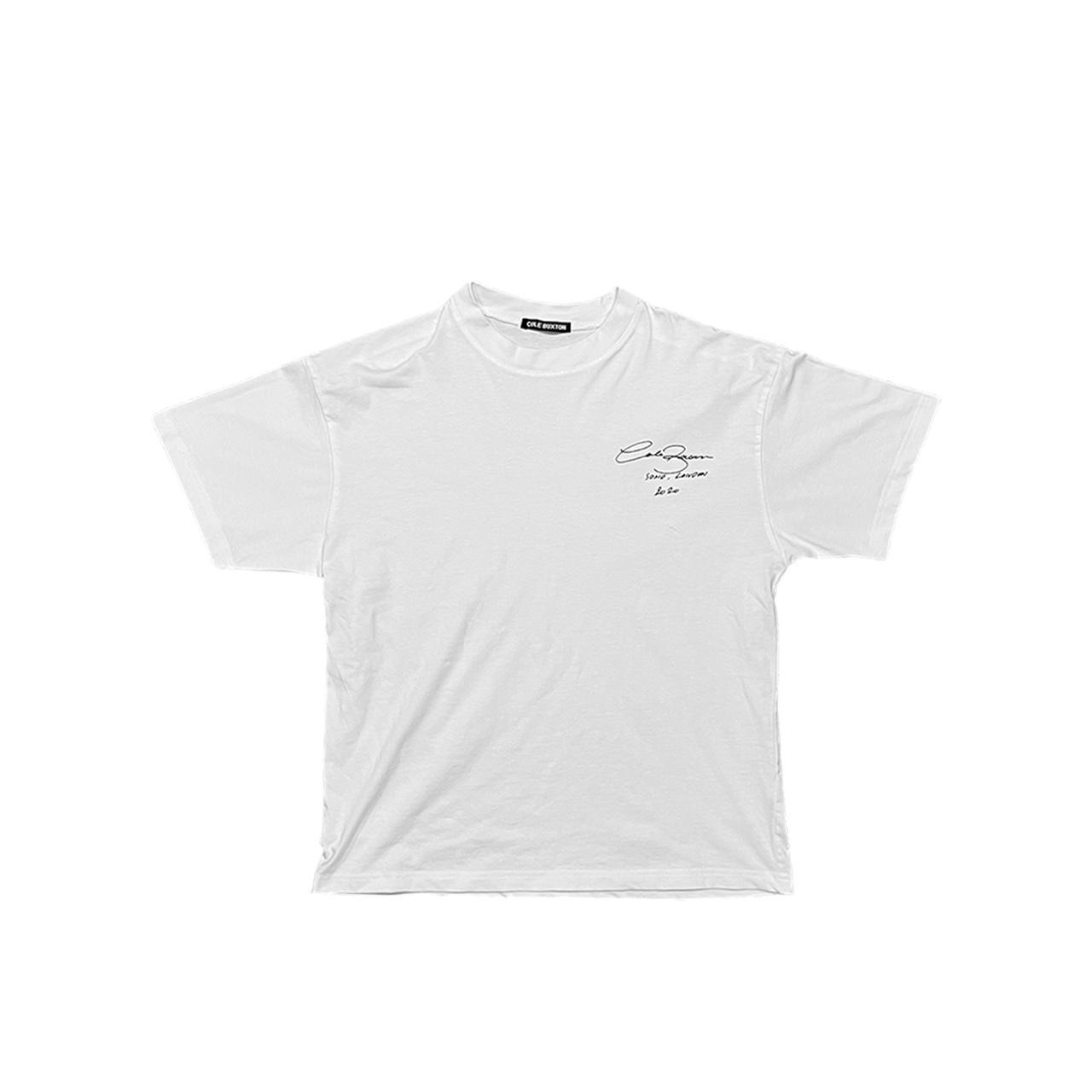 Cole Buxton Men's White T-shirt | Depop