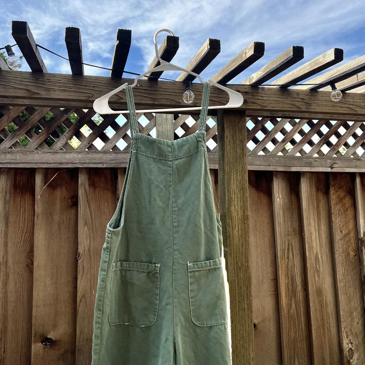 Zara Green Wideleg Overalls 🌿 Super cute to... Depop
