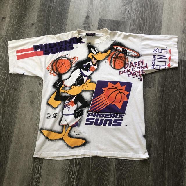 Vintage Phoenix Suns T Shirt XL Daffy Duck 90s Single Stitch Dunk Rare for  Sale in Tolleson, AZ - OfferUp