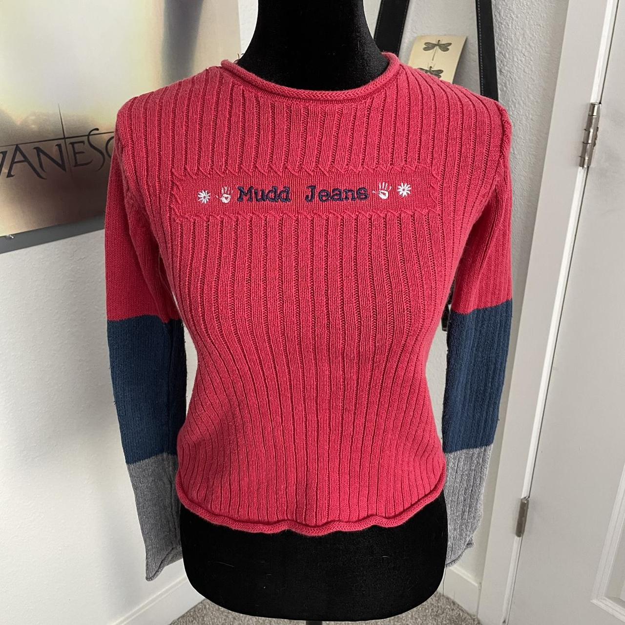 Y2k Sweater Early 2000s Knit Sweater From The Depop 9432