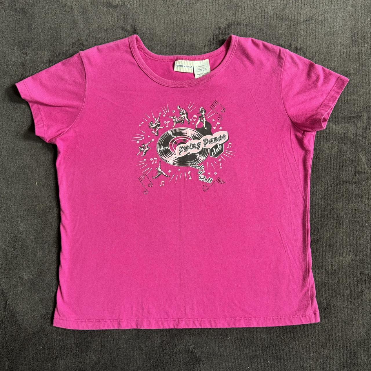 Y2k Baby Tee early 2000s graphic top! it's a | Depop
