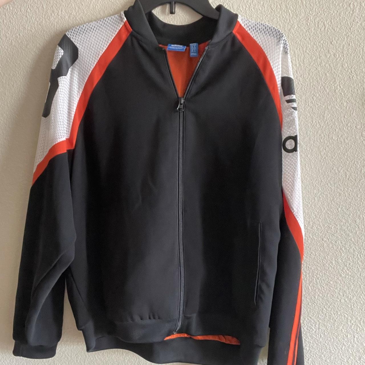 Adidas bb track jacket cheap orange