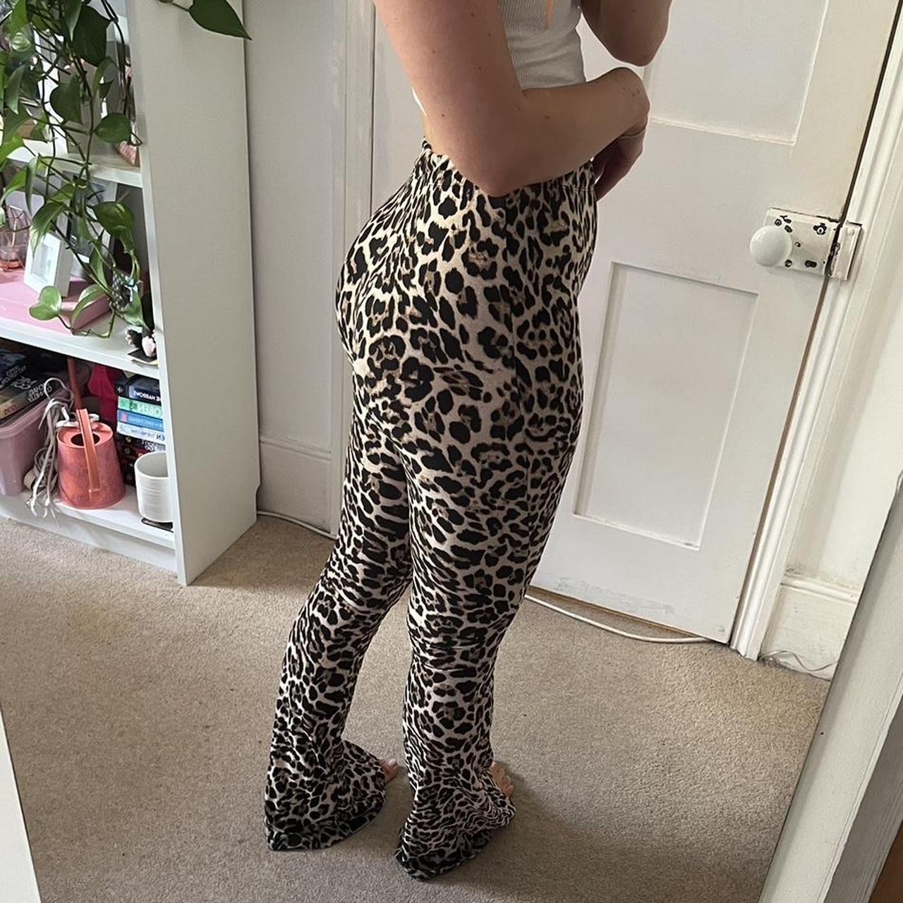 Urban outfitters leopard print flares Fancy dress... - Depop