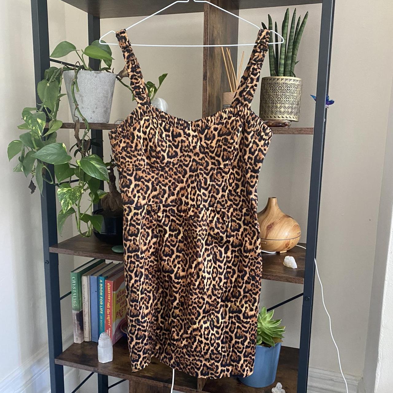 Zara Women's Brown and Black Dress | Depop