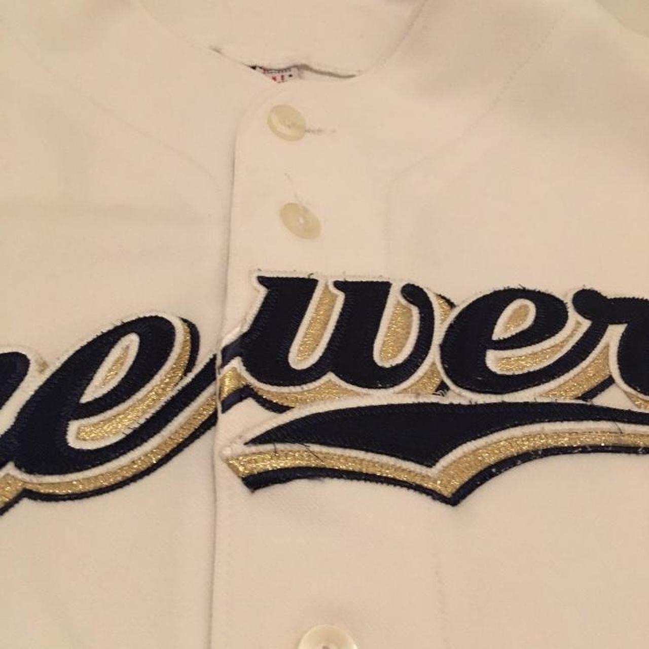 Majestic Cool Base alternative Milwaukee Brewers - Depop