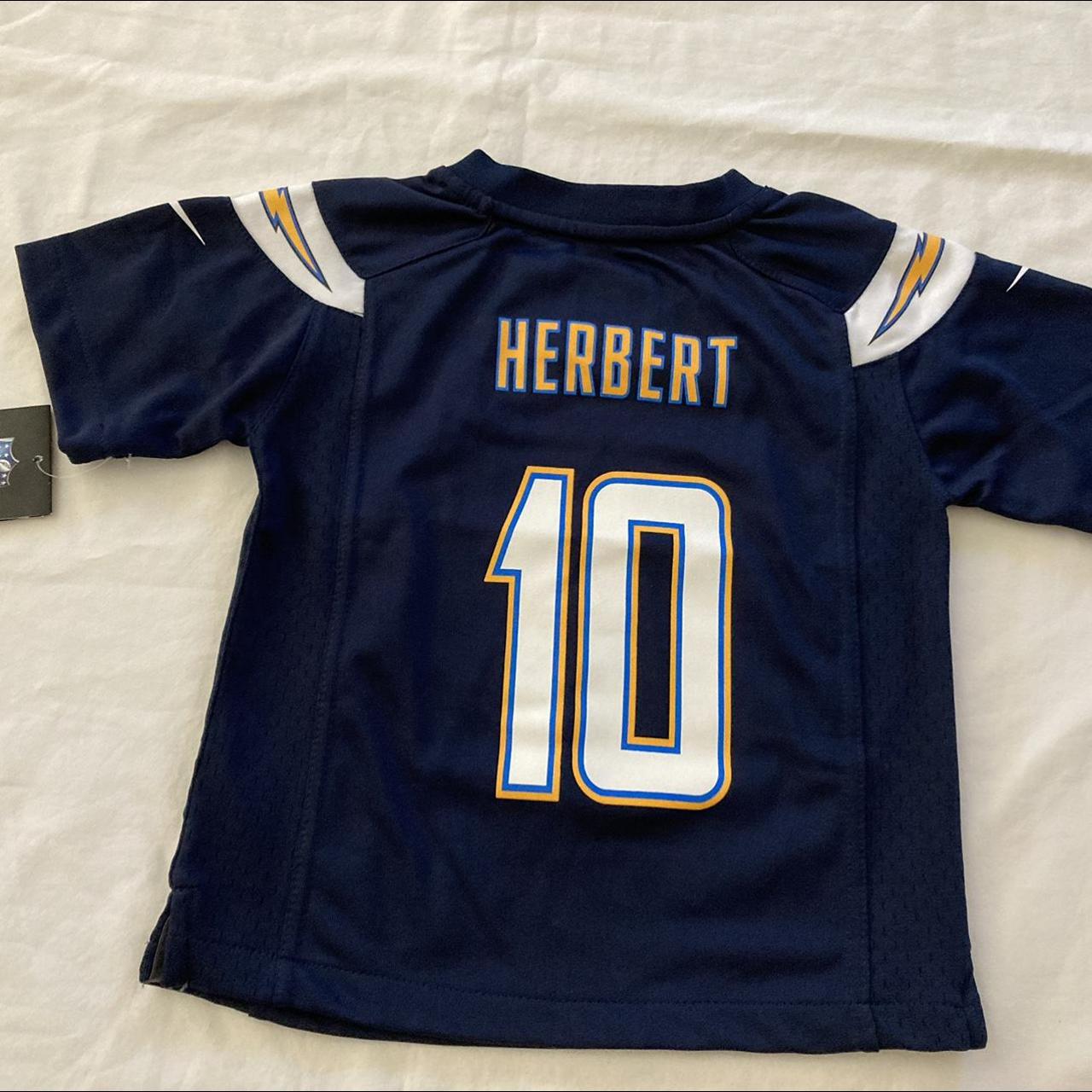 Nfl Los Angeles Chargers Toddler Boys' Short Sleeve Herbert Jersey