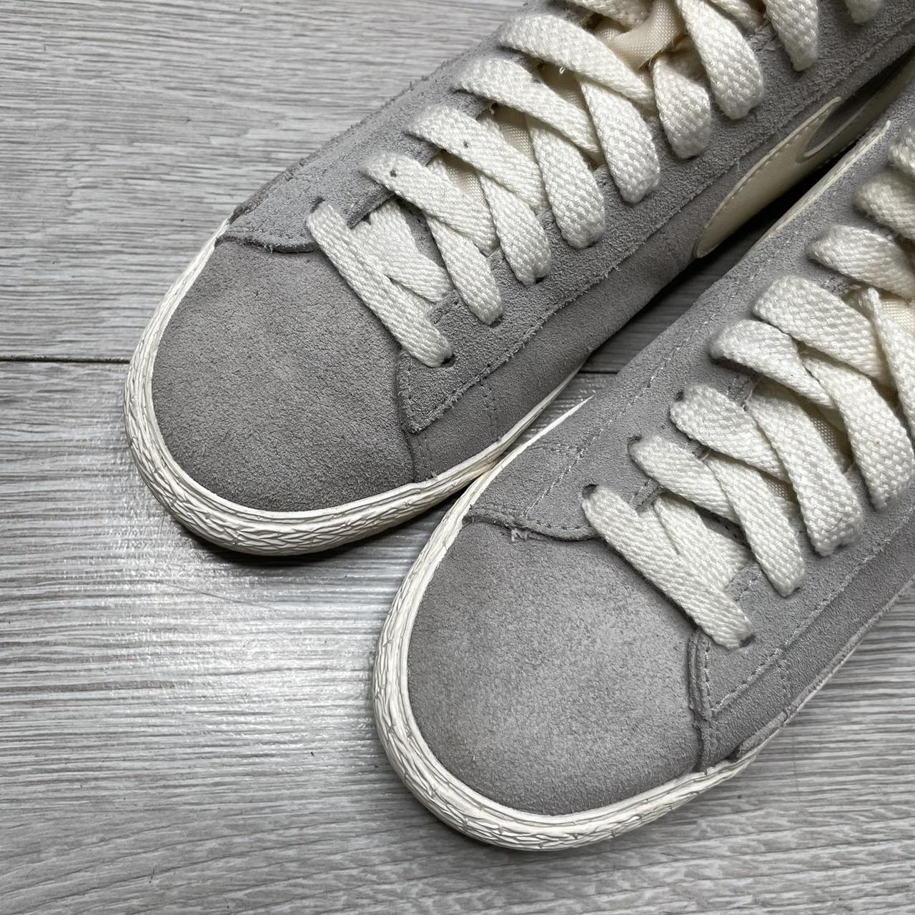 womens grey suede nike blazers