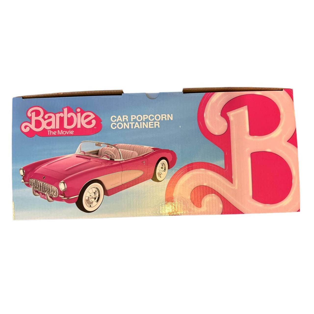 Barbie: The cheapest Movie Collectible Pink Corvette Convertible Popcorn Container