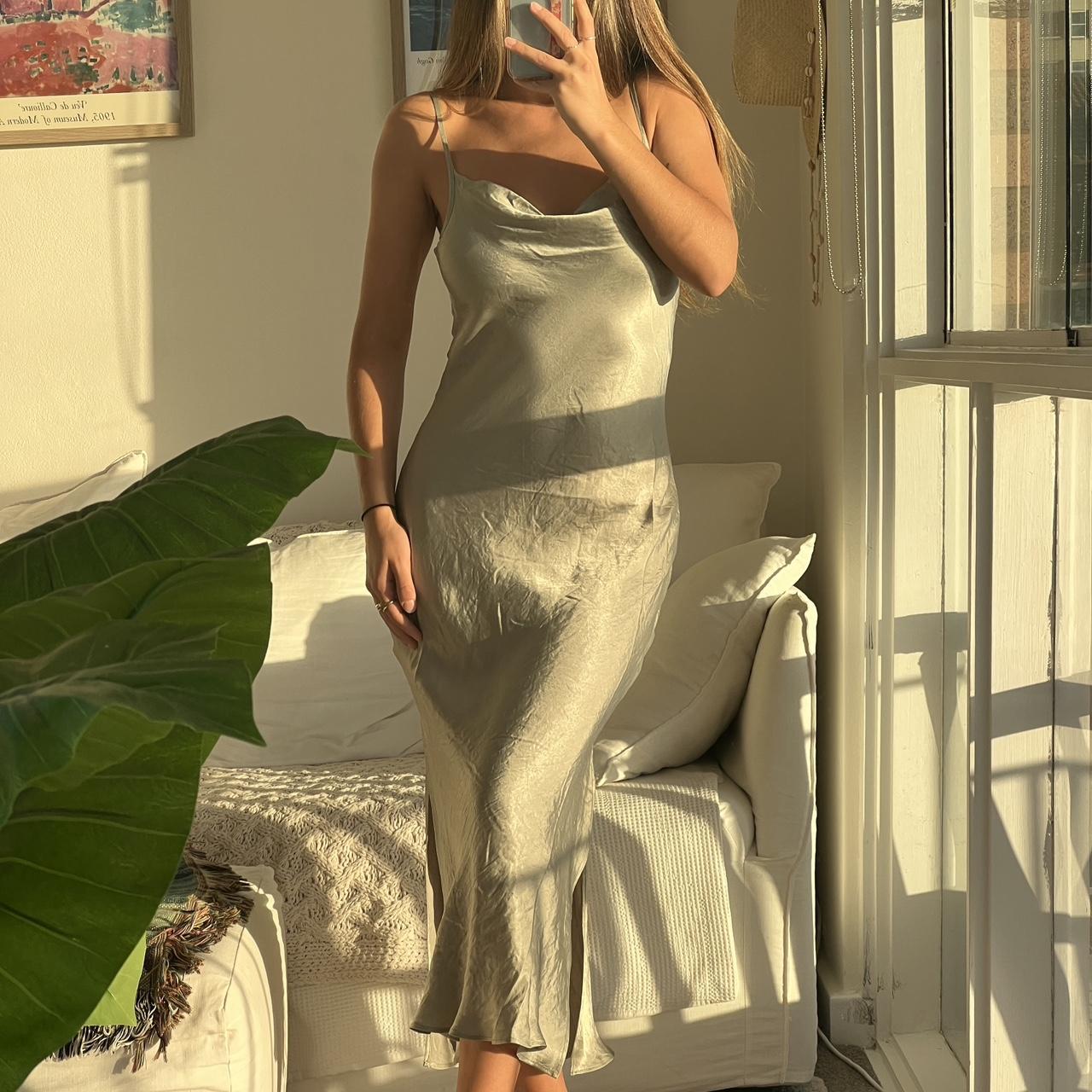 Ghanda mirror midi dress size xs Brand new with... Depop