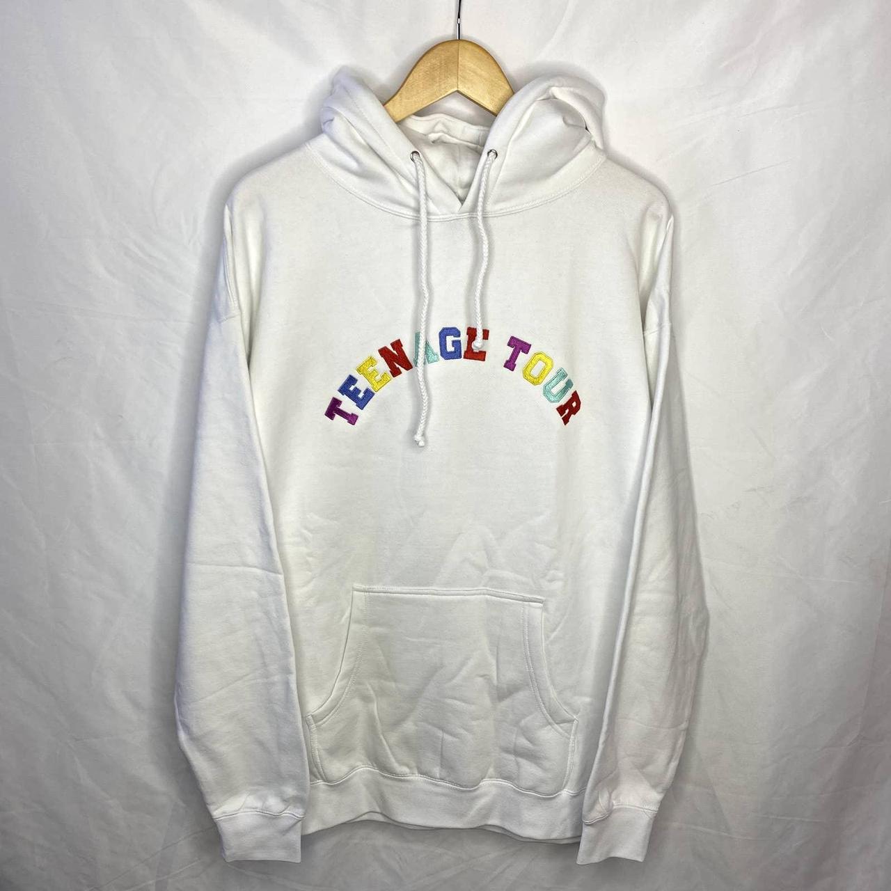 Men's White Hoodie | Depop