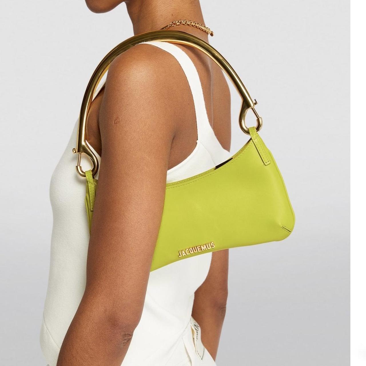 Jacquemus Women's Green and Gold Bag (2)