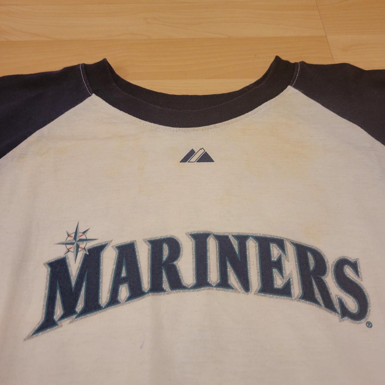 Ken Griffey Jr Jersey Seattle Mariners Mesh Navy - Depop