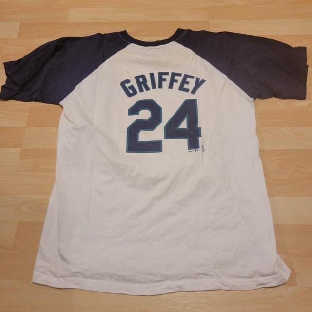 Ken Griffey Jr Jersey Seattle Mariners Mesh Navy - Depop