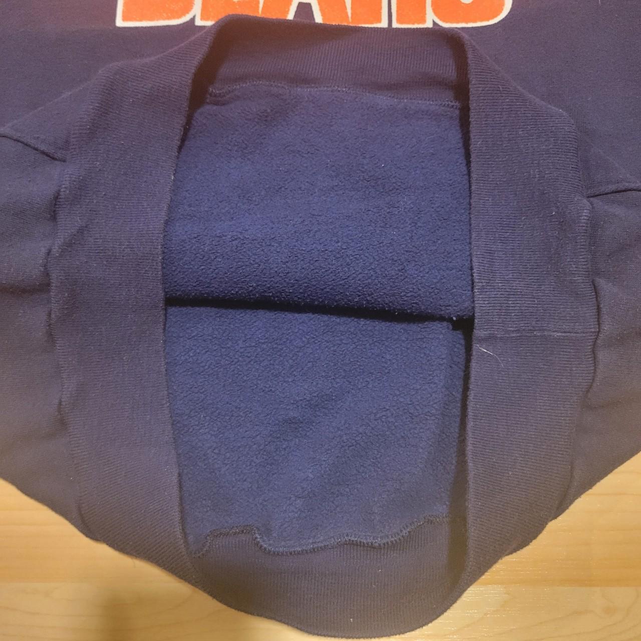 Vintage NFL Chicago Bears Hooded Sweatshirt Navy - Depop