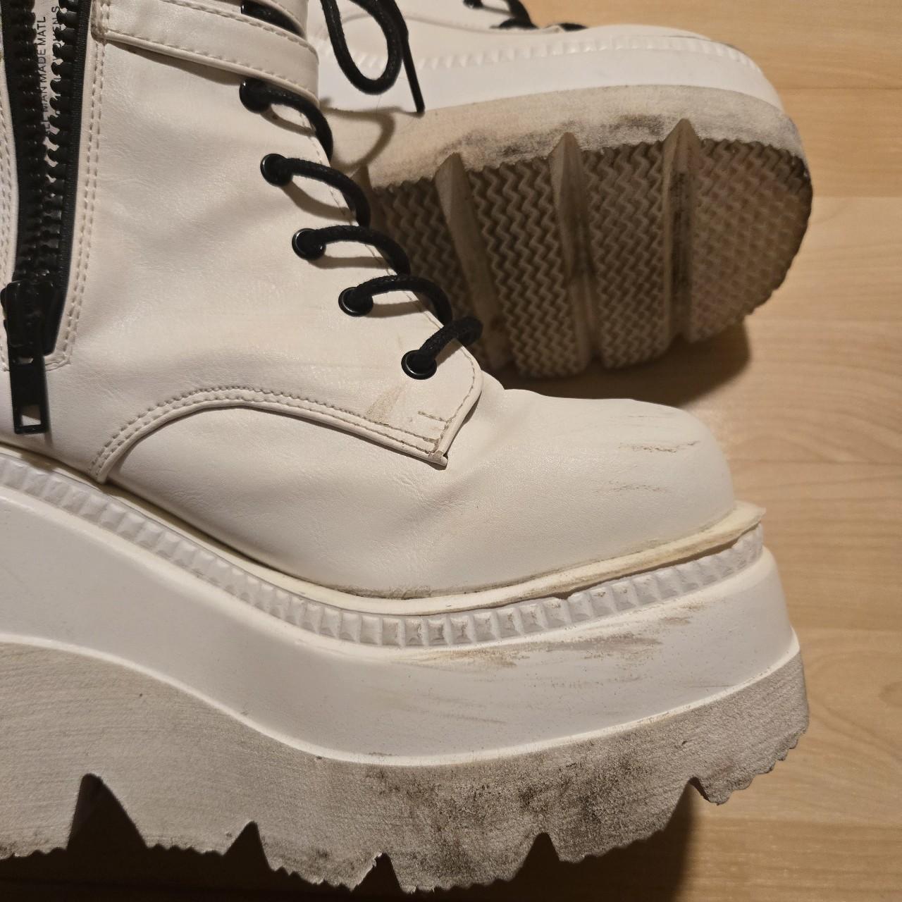 Demonia Women's Boots - Black/White - US 9 – Whit… - image 6