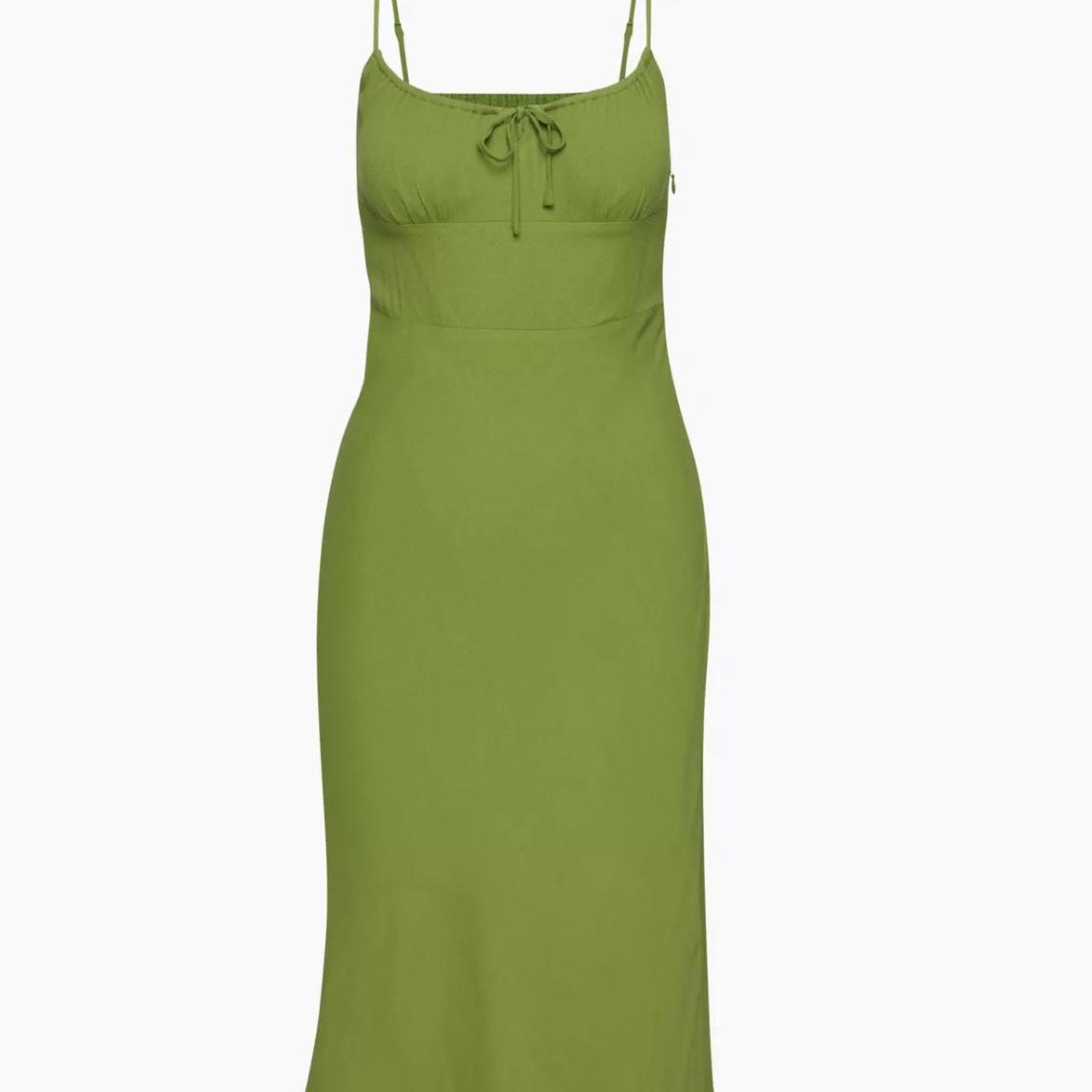 Green Summer Fairy Midi Dress Super cute Bellow... Depop