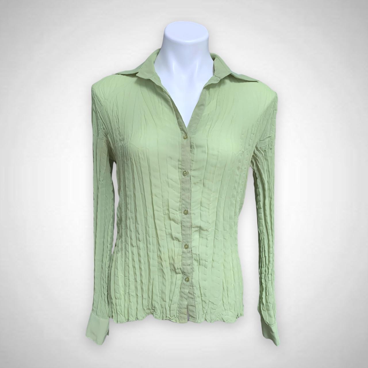 Women's Green Blouse Depop