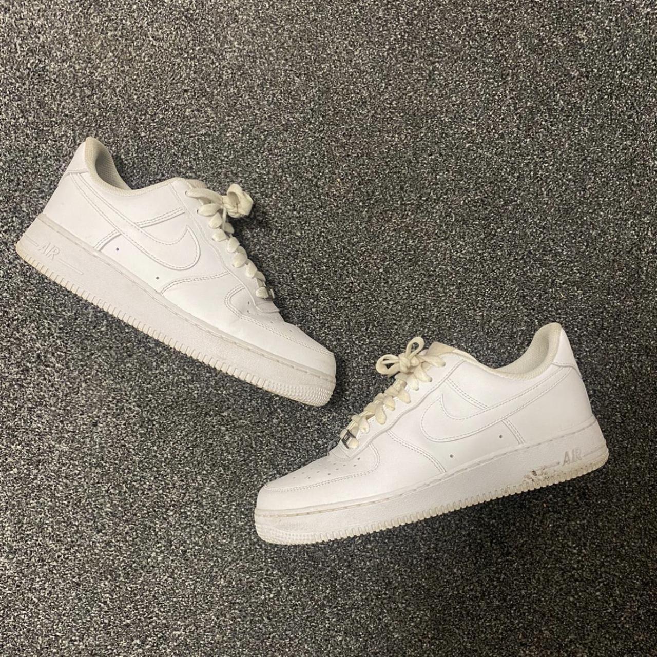NIKE AIR FORCE 1S WORN, DECENT CONDITION SIZE- 7 £40 - Depop