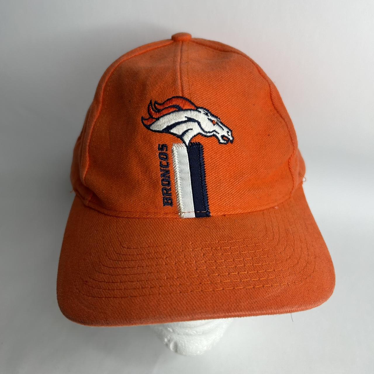 orange broncos hat