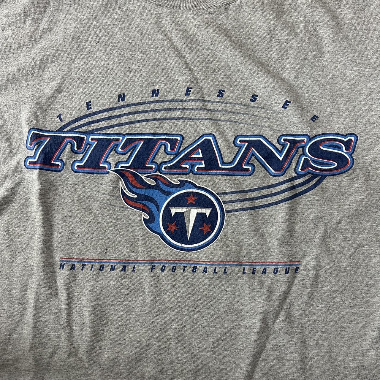 Vintage Thrift 1989 Titans Football Shirt, Grey, Large