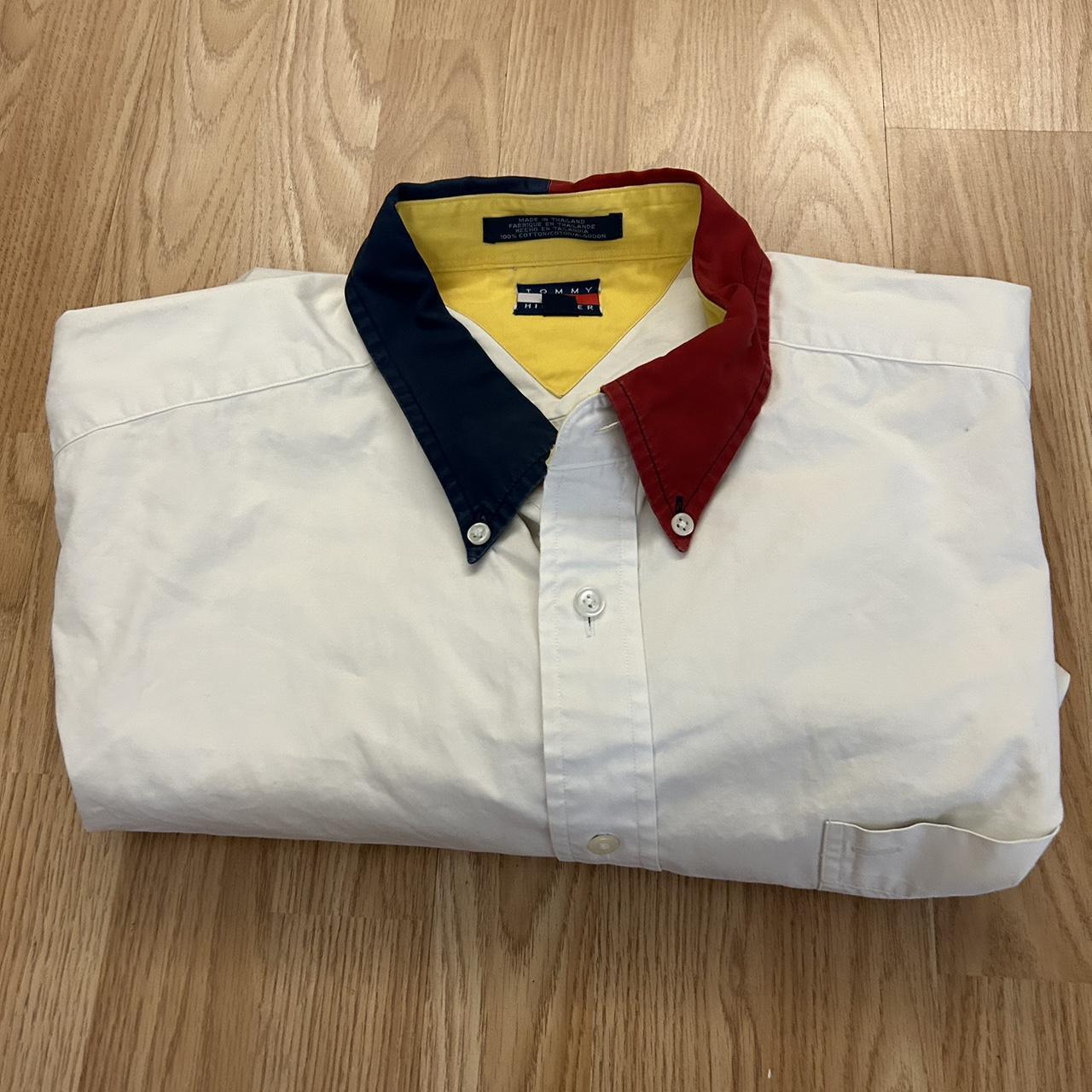 90s Tommy Hilfiger international Games Shirt SMALL 