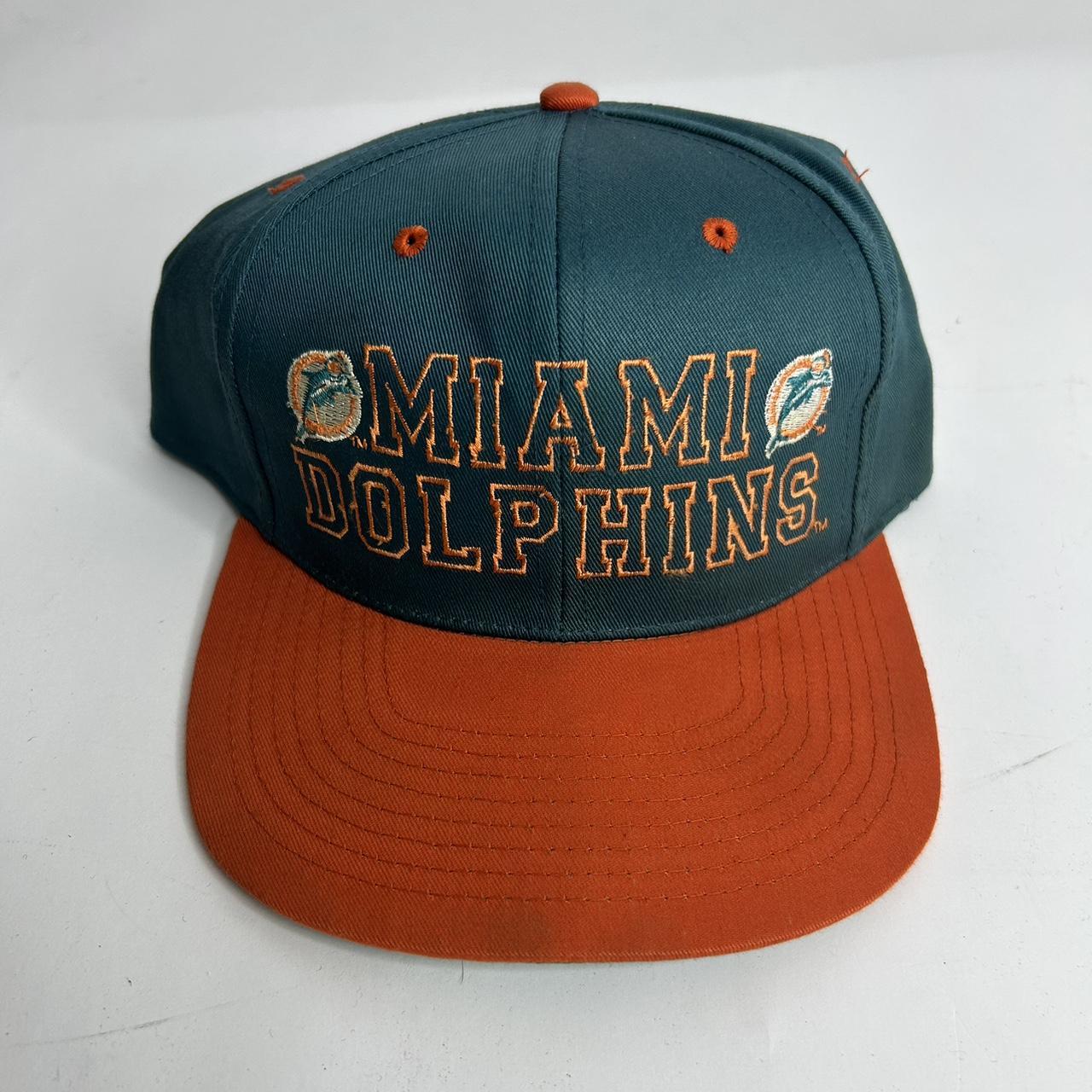 Vintage 90s NFL Miami Dolphins Hat Logo Athletic Pro - Depop