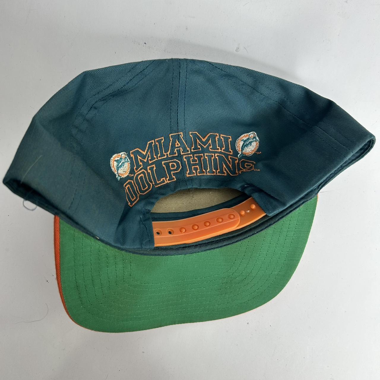 NFL Retro Amcap Miami Dolphins 90s Trucker Hat - Depop