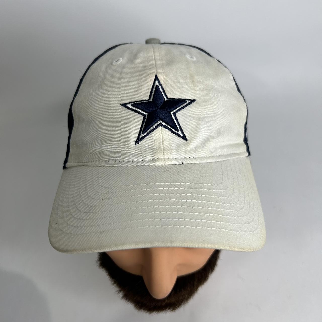 Dallas Cowboys NFL Football Visor Cap Hat. Navy - Depop