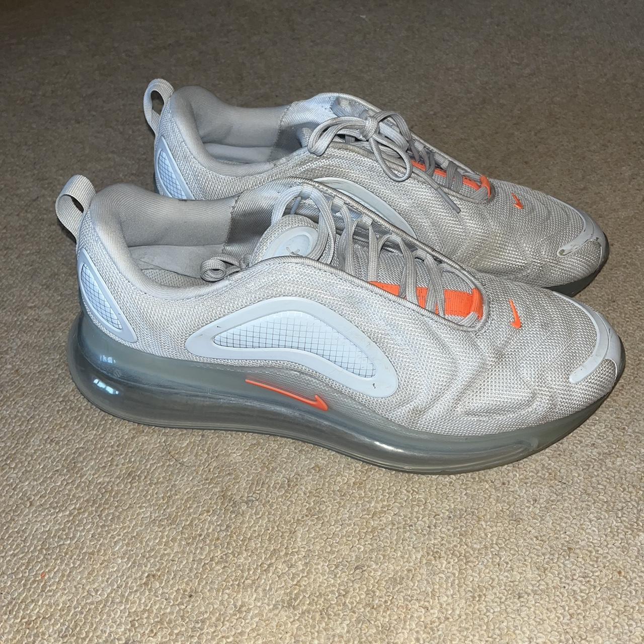 mens shoes air max 720 cool grey crimson and silver