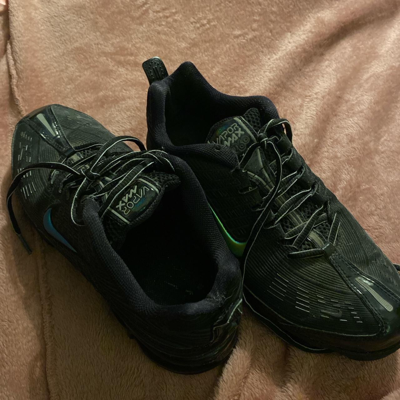 claret and blue nike trainers