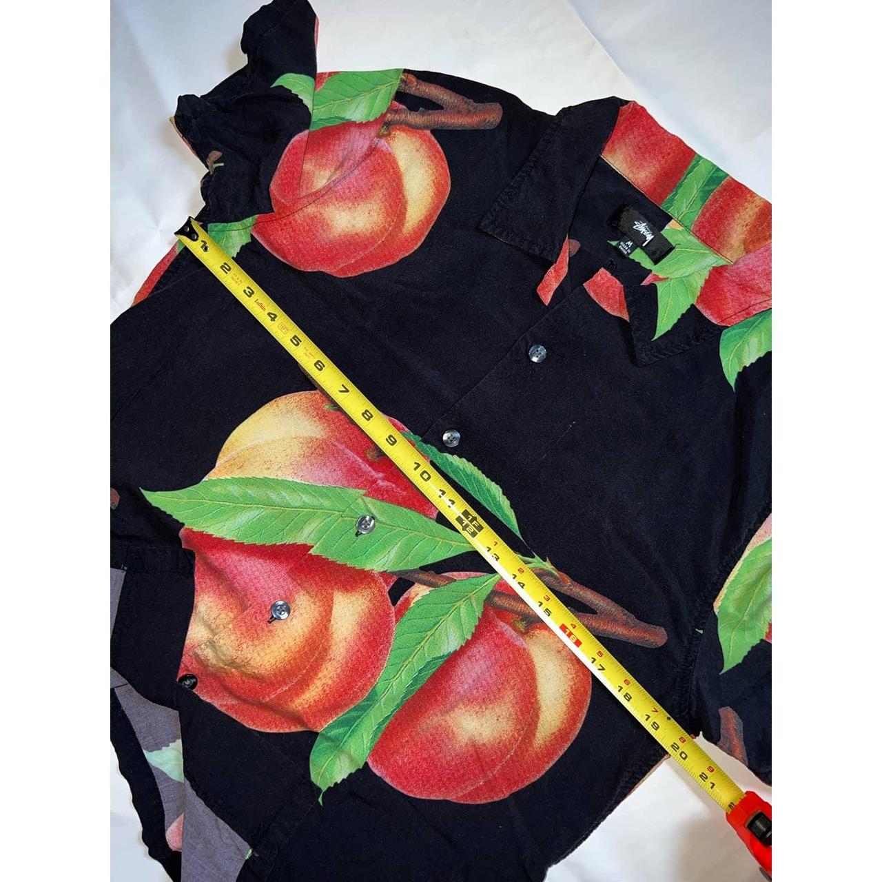 Stussy Peach Pattern Shirt Perfect condition - Depop