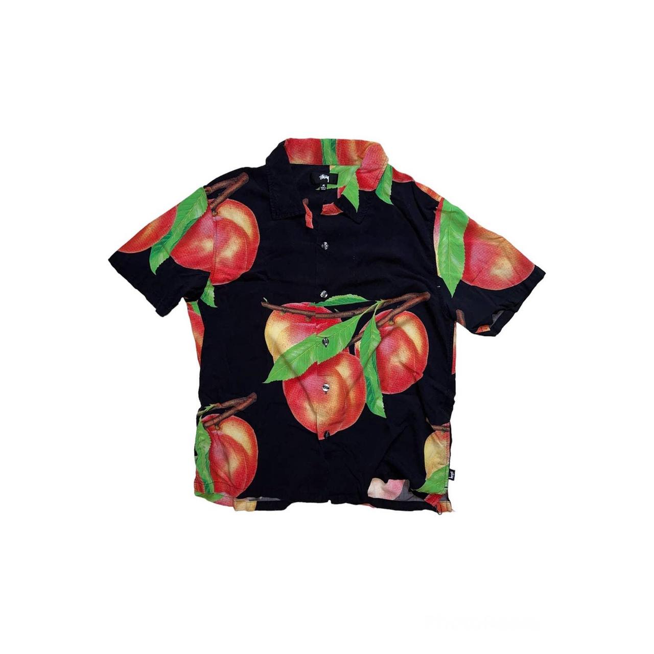 Stussy Peach Pattern Shirt, Perfect condition