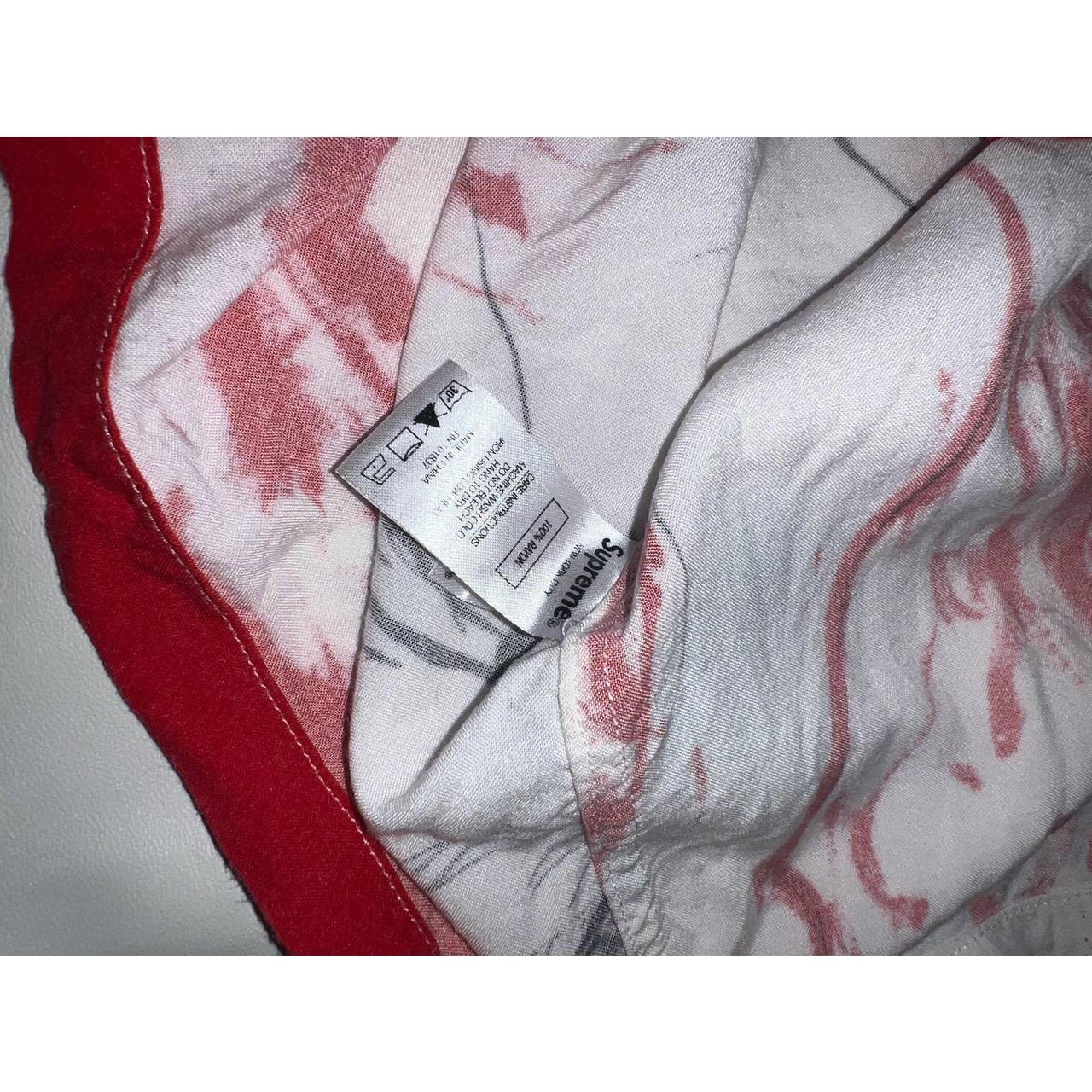 Supreme Rita Ackermann Rayon Shirt Has some... - Depop