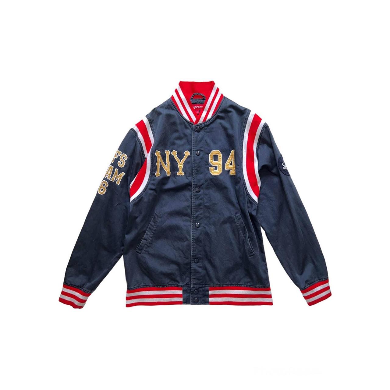 Jacket Makers Supreme NY Yankees Varsity Leather Jacket