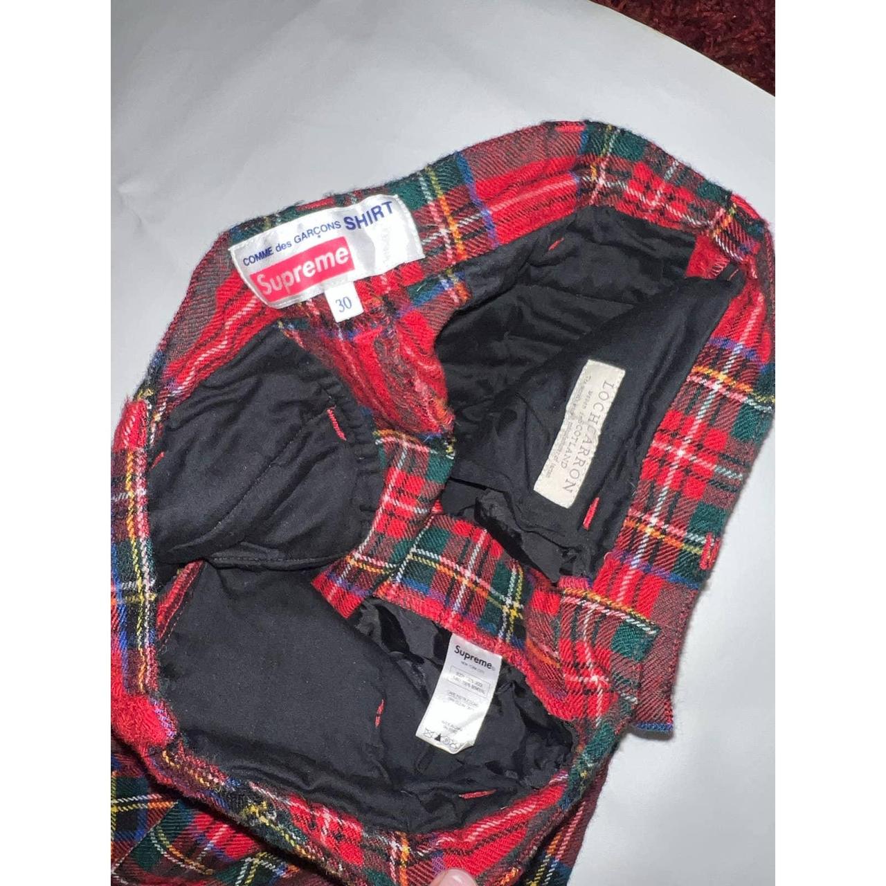 Supreme x Comme Des Garçons Tartan Plaid Wool...