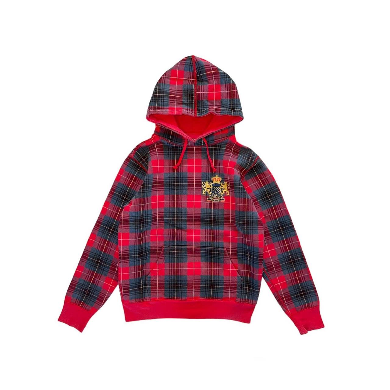 Checkered supreme hoodie hotsell